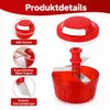 Gemüseschneider Zwiebelhacker, 300ML Manueller Produktbild-Vorschau 13