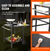 VEVOR Carrello di servizio Carrello da cucina 97,2 x 64 x Anteprima dell’immagine prodotto 6
