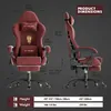 Arvioo Gaming Stuhl mit Fußstütze, Ergonomischer Gaming Produktbild-Vorschau 2