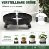 Roulette pour plantes ROSEJANE, réglable en hauteur, Voir les images du produit 7