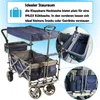 IMLEX Bollerwagen faltbar mit Dach IM-4268 Mitternachtblau Produktbild-Vorschau 7