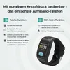 One Button Phone Senioren Smartwatch SOS Notrufuhr GPS Produktbild-Vorschau 2