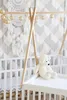 Buche Kinderbett Teepee 120x60 cm weiß Produktbild-Vorschau 3