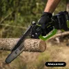 XMaster Akku-Kettensäge, 8-Zoll-Säge, 2 Akkus, Koffer und Produktbild-Vorschau 17
