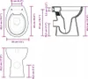 Randloses WC 7 cm Extra Höhe Soft-Close Keramik Weiß Produktbild-Vorschau 12