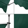 A collage of four close-up images showing details of a dark green awning. Anteprima dell’immagine prodotto
