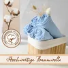 10er Set Spucktücher, Baumwolle, 70x70 cm, hellblau Produktbild-Vorschau 2