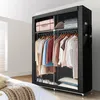 Intirilife składana szafa 108x170x45 cm w RABEN SCHWARZ - z Podgląd zdjęcia produktu 5