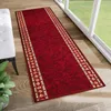 Tapiso Läufer Anti Rutsch Modern Rot Gelb Wohnzimmer 100 x Produktbild-Vorschau 1