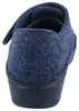 FINN COMFORT Adelboden Damen Hausschuhe dunkelblau Wollfilz Produktbild-Vorschau 3