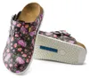 Birkenstock Kay SL Pantolette Blooming Roses Black schmale Produktbild-Vorschau 7