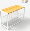 Offener Schuhschrank 2 Regale 1 Regal für 8 Paar Schuhe aus Produktbild-Vorschau 6