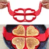 GKA Silikonform Pancake Maker Silikon Herz Form Backen Eier Produktbild-Vorschau 4