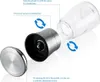 Intirilife Set de 2 moulins à épices en ARGENT TRANSPARENT Voir les images du produit 3