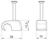 OBO BETTERMANN Nagel Clips Obo 10-14mm 1 Stück Btl Produktbild-Vorschau 6