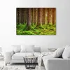 Leinwandbild waldbäume moos natur 100x70 cm Feeby grün Produktbild-Vorschau 2