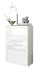 Commode blanche, finition mate ou brillante, avec 4 tiroirs Voir les images du produit 1