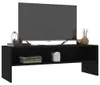 vidaXL Armoire TV noire 120x40x40 cm Bois composite Voir les images du produit 3