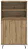 vidaXL Highboard brązowy 60 x 36 x 110 cm Materiał Podgląd zdjęcia produktu 6