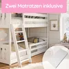 Kids Collective Hochbett 90x200 cm mit Zwei Matratzen, Produktbild-Vorschau 2