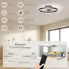 Stropní svítidlo HOMCOM s ventilátorem, 50cm stropní Náhled obrázku produktu 9