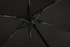 Close-up view of the internal mechanism of a black umbrella. Produktbild-Vorschau