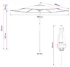 Parasol ogrodowy vidaXL 300 x 300 cm, poliester, Podgląd zdjęcia produktu 4