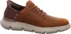 A side view of a brown Skechers Slip-ins shoe. Voir les images du produit