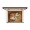 QLS Maison pour chat d'extérieur en bois 40 x 50 x 37 cm, Voir les images du produit 13