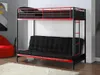 Zwischengeschossbett 90 x 190 cm - Mit Schlafsofa - Metall Produktbild-Vorschau 8