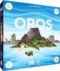 A board game box depicting a volcanic island landscape with stylized waves. Produktbild-Vorschau