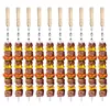 Lot de 10 brochettes en acier inoxydable, 55 cm, brochettes Voir les images du produit 1