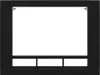vidaXL TV skříňka vzhled černého dubu 152 x 22 x 113 cm Náhled obrázku produktu 4