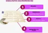 A diagram highlighting the features of a down blanket. Produktbild-Vorschau