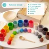 Montessori Holzspielzeug Bälle in Tassen 4 cm Produktbild-Vorschau 10