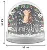 Mr. & Mrs. Panda Schneekugel Weihnachten Igel Blumen - Produktbild-Vorschau 3