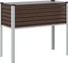 vidaXL Záhradný kvetináč hnedý 100 x 45 x 90 cm oceľ Náhľad obrázku produktu 1