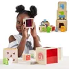 VIGA Drevená vzdelávacia pyramída Montessori, triedič, Náhľad obrázku produktu 15