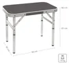 Bo-Camp Table de camping pliante 56 x 34 cm Aluminium et Voir les images du produit 2