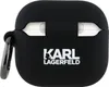 A black AirPods case with the Karl Lagerfeld logo. Anteprima dell’immagine prodotto