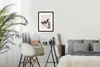 MuchoWow® Gerahmtes Poster Zebra - Rosa - Pastell 30x40 cm Produktbild-Vorschau 7
