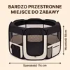 IvoQ Składany kojec dla szczeniąt z dachem – 114 x 114 x 58 Podgląd zdjęcia produktu 2