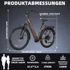 27,5-Zoll 70Nm E-Bike Elektrofahrrad Cityebike 48V15AH Produktbild-Vorschau 12