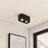 Arcchio Downlight Kubika, 19 cm, schwarz, 2-flg., Metall Produktbild-Vorschau 3