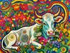 CALVENDO Puzzle Ruhende Milchkuh | 1000 Teile Lege-Größe 64 Produktbild-Vorschau 3