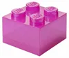 NHG LEGO Aufbewahrungsbox Storage Brick 4 Top Lid Glitter Produktbild-Vorschau 2