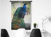 MuchoWow® Wandteppich Wandbehang Tiere - Pfau - Federn Produktbild-Vorschau 4