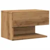 vidaXL Table de nuit murale Artisan-Chêne Voir les images du produit 2