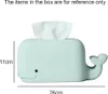 Whale Tissue Box Taschentuchbox mit Handyhalter, Tücherbox Produktbild-Vorschau 2