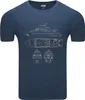 Diarbo Herren T-Shirt mit Blaupausen Druck Yacht Denim Gr.L Produktbild-Vorschau 1